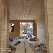 Фото готовых работ - Каркасно-щитовой дом 8х8 м.