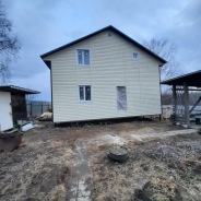 Фото готовых работ - Каркасно-щитовой дом 9х9 м.