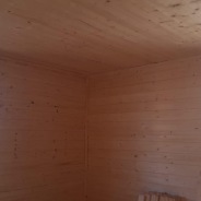 Фото готовых работ - Каркасно-щитовой дом 7,5х8,5 м.