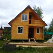 Фото готовых работ - Дом из проф. бруса камерной сушки 6.0 х 8.0