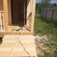 Фото готовых работ - Каркасно-щитовой дом 6.0 х 7.5 (К-2)