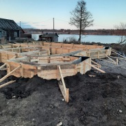 Фото готовых работ - Каркасно-щитовой дом 8,5х8,5 м