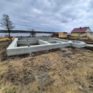 Фото готовых работ - Каркасно-щитовой дом 8,5х8,5 м