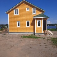 Фото готовых работ - Каркасно-щитовой дом 8,5х8,5 м