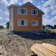 Фото готовых работ - Каркасно-щитовой дом 8,5х8,5 м