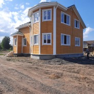 Фото готовых работ - Каркасно-щитовой дом 8,5х8,5 м