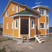 Фото готовых работ - Каркасно-щитовой дом 8,5х8,5 м