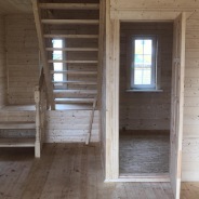 Фото готовых работ - Каркасно-щитовой дом 10х7,5 + терраса 4,5х3