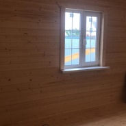 Фото готовых работ - Каркасно-щитовой дом 10х7,5 + терраса 4,5х3