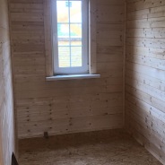 Фото готовых работ - Каркасно-щитовой дом 10х7,5 + терраса 4,5х3