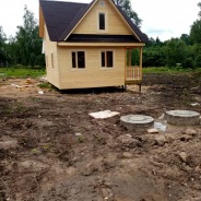 Фото готовых работ - Каркасно-щитовой дом 6х8 м. (К-33)