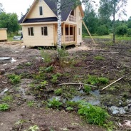 Фото готовых работ - Каркасно-щитовой дом 6х8 м. (К-33)