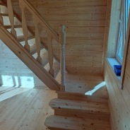 Фото готовых работ - Каркасно-щитовой дом 6.0 х 6.0 м