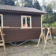Фото готовых работ - Каркасно-щитовой дом 6х10 м.