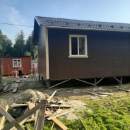 Фото готовых работ - Каркасно-щитовой дом 6х10 м.