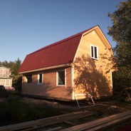 Фото готовых работ - Каркасно-щитовой дом 6х9 м.