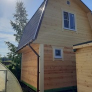 Фото готовых работ - Баня 4х4 из проф. бруса камерной сушки (Б-25)