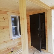 Фото готовых работ - Дом из проф. бруса камерной сушки 7.0 х 6.0 м + терраса 5.0 х 2.0 м