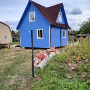 Фото готовых работ - Каркасно-щитовой дом 6х6 м., с мансардой (К-16)