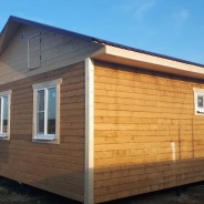 Фото готовых работ - Каркасно-щитовой дом 6х8 м. + терраса 3х8 м.