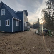 Фото готовых работ - Каркасно-щитовой дом 9х6 м. (К-15)