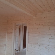 Фото готовых работ - Каркасно-щитовой дом 7.0 х 8.0 м (К-145)