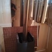 Фото готовых работ - Баня из проф. бруса камерной сушки 6х6 м. (Б-8)