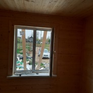 Фото готовых работ - Каркасно-щитовой дом 6х8 м. (К-12)