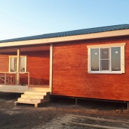Фото готовых работ - Каркасно-щитовой дом 10.0 х 12.0 м (К-32)