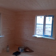 Фото готовых работ - Каркасно-щитовой дом 9х9 м. (К-123)