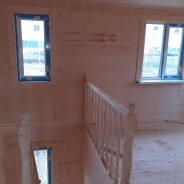 Фото готовых работ - Каркасно-щитовой дом 9х9 м. (К-123)