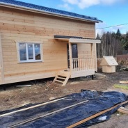 Фото готовых работ - Каркасно-щитовой дом 7х10,5 м (К-40)