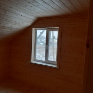 Фото готовых работ - Каркасно-щитовой дом 7.5 х 7.5 м + терраса 3.0 х 4.0 м