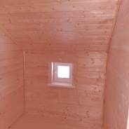 Фото готовых работ - Каркасно-щитовой дом 7.5 х 7.5 м + терраса 3.0 х 4.0 м