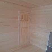 Фото готовых работ - Каркасно-щитовой дом 7.5 х 7.5 м + терраса 3.0 х 4.0 м
