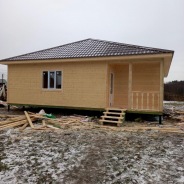 Фото готовых работ - Каркасно-щитовой дом 10.0 х 12.0 м (К-32)