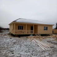 Фото готовых работ - Каркасно-щитовой дом 10.0 х 12.0 м (К-32)