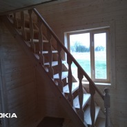 Фото готовых работ - Каркасно-щитовой дом 6.0 х 8.0 м (К-12)