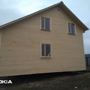 Фото готовых работ - Каркасно-щитовой дом 6.0 х 8.0 м (К-12)