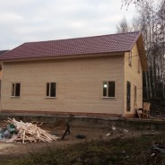 Фото готовых работ - Каркасно-щитовой дом 7.0 х 10.5 м