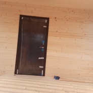 Фото готовых работ - Каркасно-щитовой дом 7,5х7,5 м.