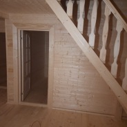 Фото готовых работ - Каркасно-щитовой дом 7,5х7,5 м.