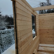 Фото готовых работ - Дом из проф.бруса камерной сушки 6х6 м.