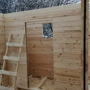 Фото готовых работ - Дом из проф.бруса камерной сушки 6х6 м.