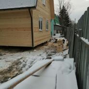 Фото готовых работ - Дом из проф.бруса камерной сушки 6х6 м.
