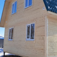 Фото готовых работ - Каркасно-щитовой дом 6х6 м. (К-5)