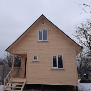 Фото готовых работ - Каркасно-щитовой дом 6х7 м (К-102)
