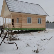 Фото готовых работ - Дом из проф. бруса камерной сушки 6.0 х 8.0 м