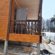 Фото готовых работ - Каркасно-щитовой дом 6х12 м.