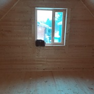 Фото готовых работ - Каркасно-щитовой дом 9х7 м с мансардой (К-15)